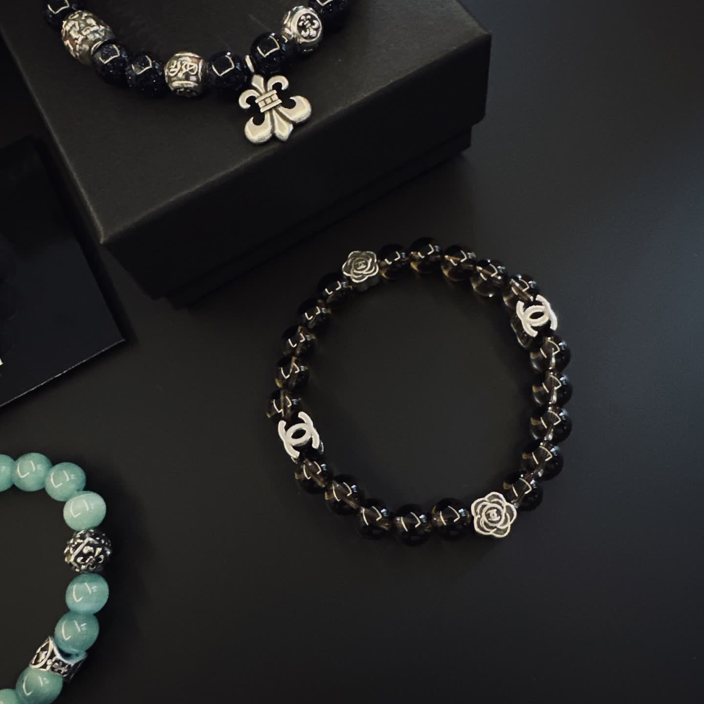 Chrome Hearts Beaded Bracelet Set